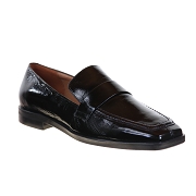 MARIE STEVIE:Cuir Vern/Noir