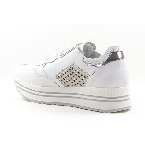 Baskets Nero Giardini A25f Pour Homme - Modèle I500871U/200 - Taille 39 à 47 EU - Bleu Daim/tissu/cuir