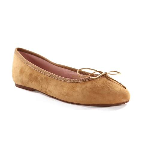 Champ de fleurs stefania611 camel Nubuck