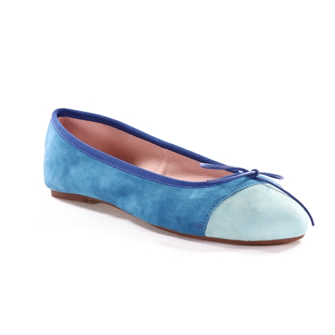 Champ de fleurs sandra611 bleu Nubuck