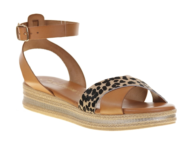 Carla tortosa 14678 camel Cuir