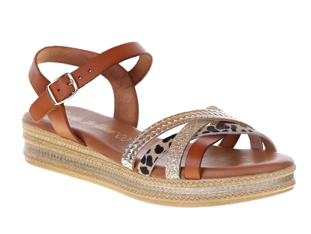 Carla tortosa 14633 camel Cuir