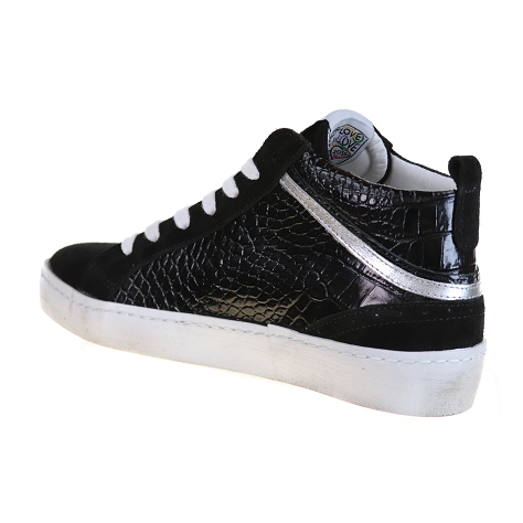 Quoi d'Autre Chaussures Semerdjian basketsmode alfa 2328 noir femme