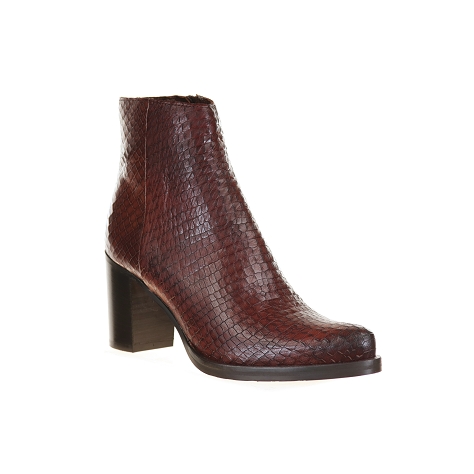 Spaziozero noemi marron Cuir Croco