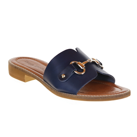 Donna lucca 1432 marine Cuir