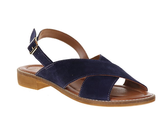 Donna lucca 1129 bleu Nubuck