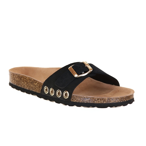 La maison de l espadrille 3523.4 noir Nubuck