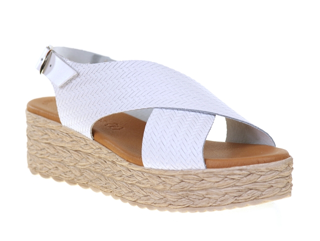 Eva frutos 714 blanc Cuir