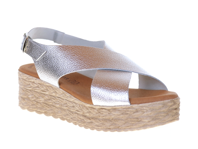 Eva frutos 714 argent 2 Cuir