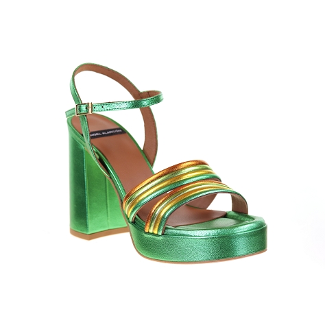 Angel alarcon amber vert Cuir