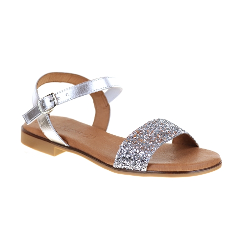 Eva frutos 3090 glit argent Cuir