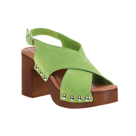 Sandro rosi 8513 vert Nubuck