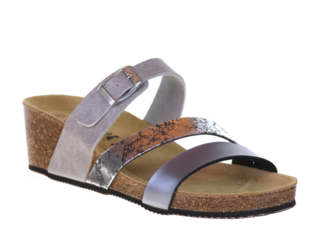 La maison de l espadrille 3616 argent Nubuck