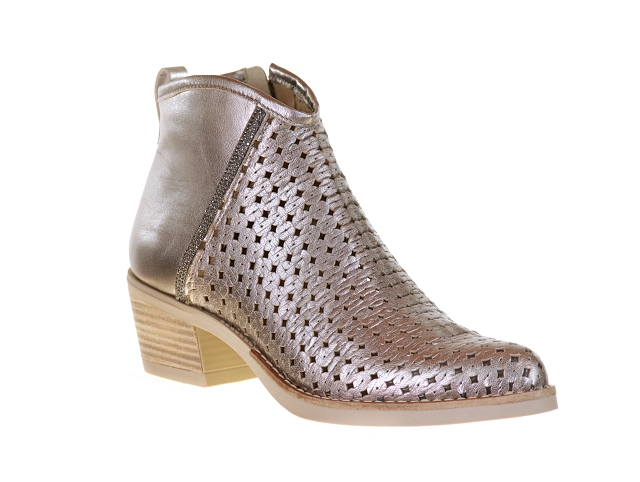 Midshoes ferial champagne Cuir Métal