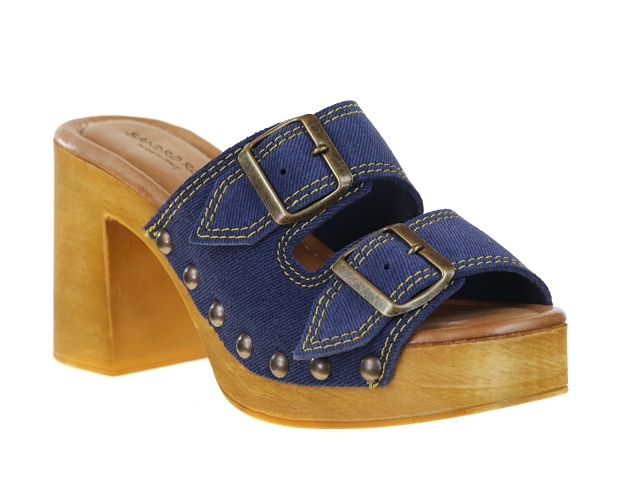 Sandro rosi 9068 bleu Nubuck