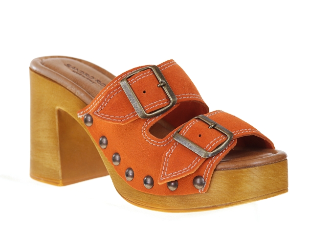 Sandro rosi 9068 orange Nubuck