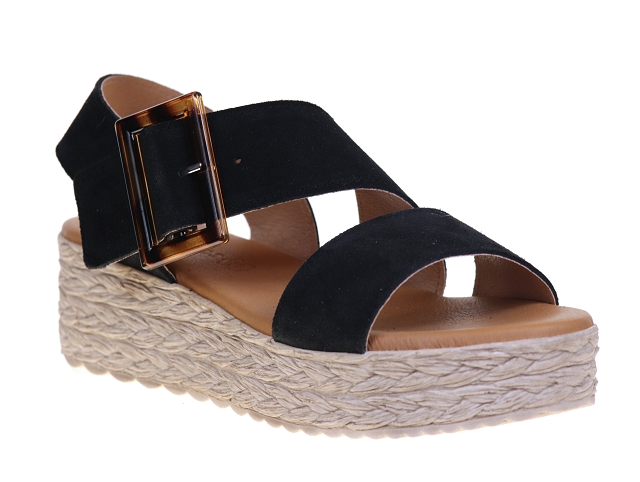 Eva frutos 718 noir Nubuck