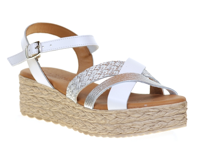 Eva frutos 760 blanc Cuir