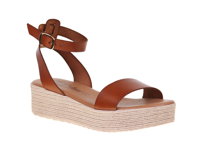 Carla tortosa 35329 camel Cuir