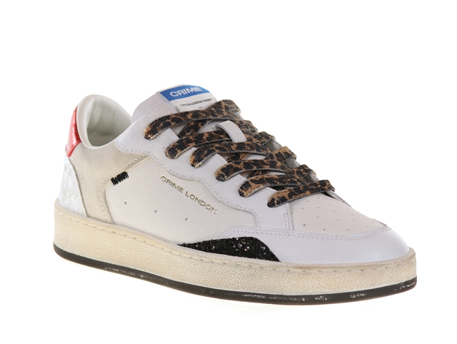 Crime london chelsea 04 blanc Cuir