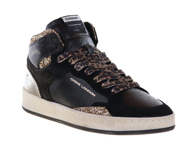 Crime london chelsea 31 noir Cuir