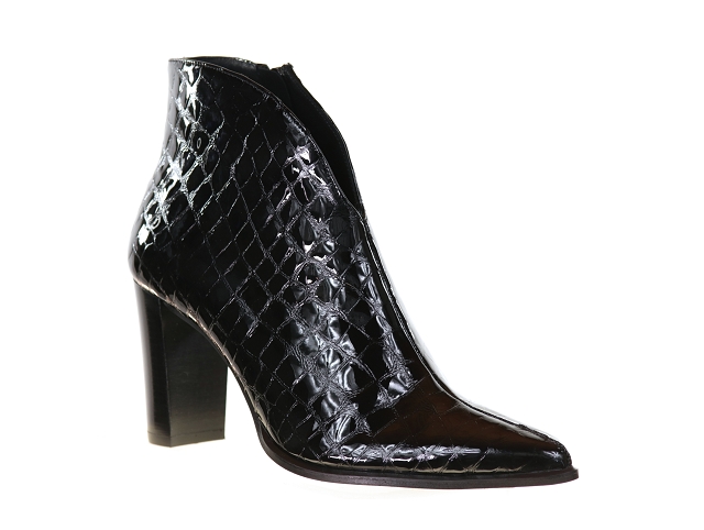 Myma 8509 noir Cuir Croco