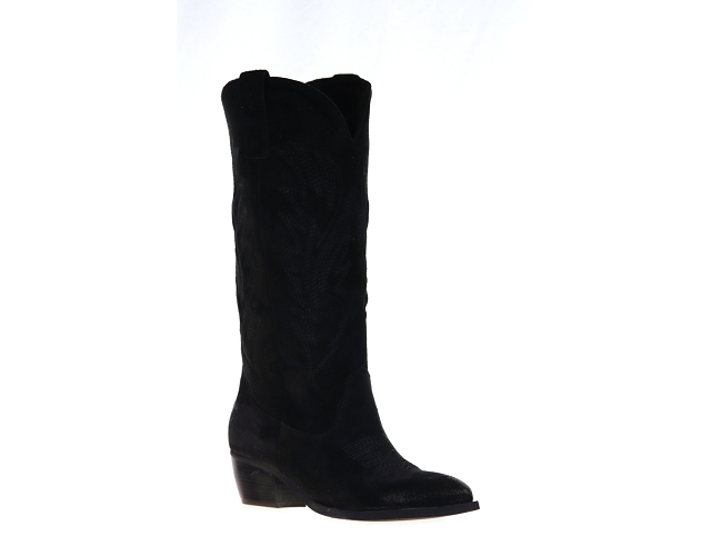 The icona charly 50 noir Nubuck