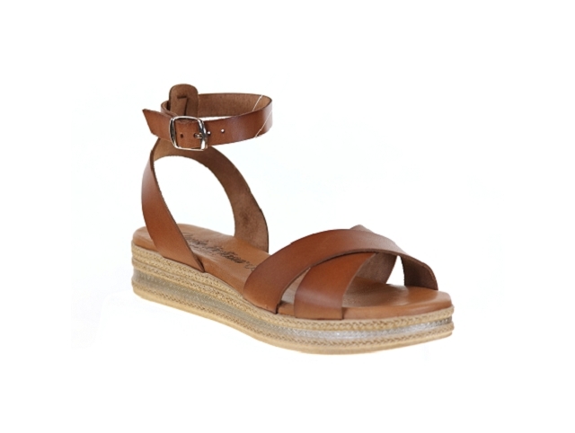 Carla tortosa 14749 camel Cuir