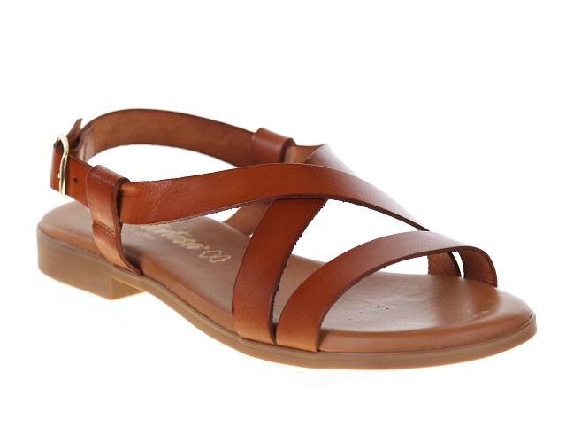 Carla tortosa 21721 camel Cuir