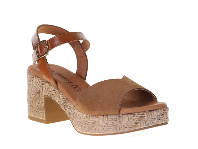 Eva frutos 6737 camel Cuir