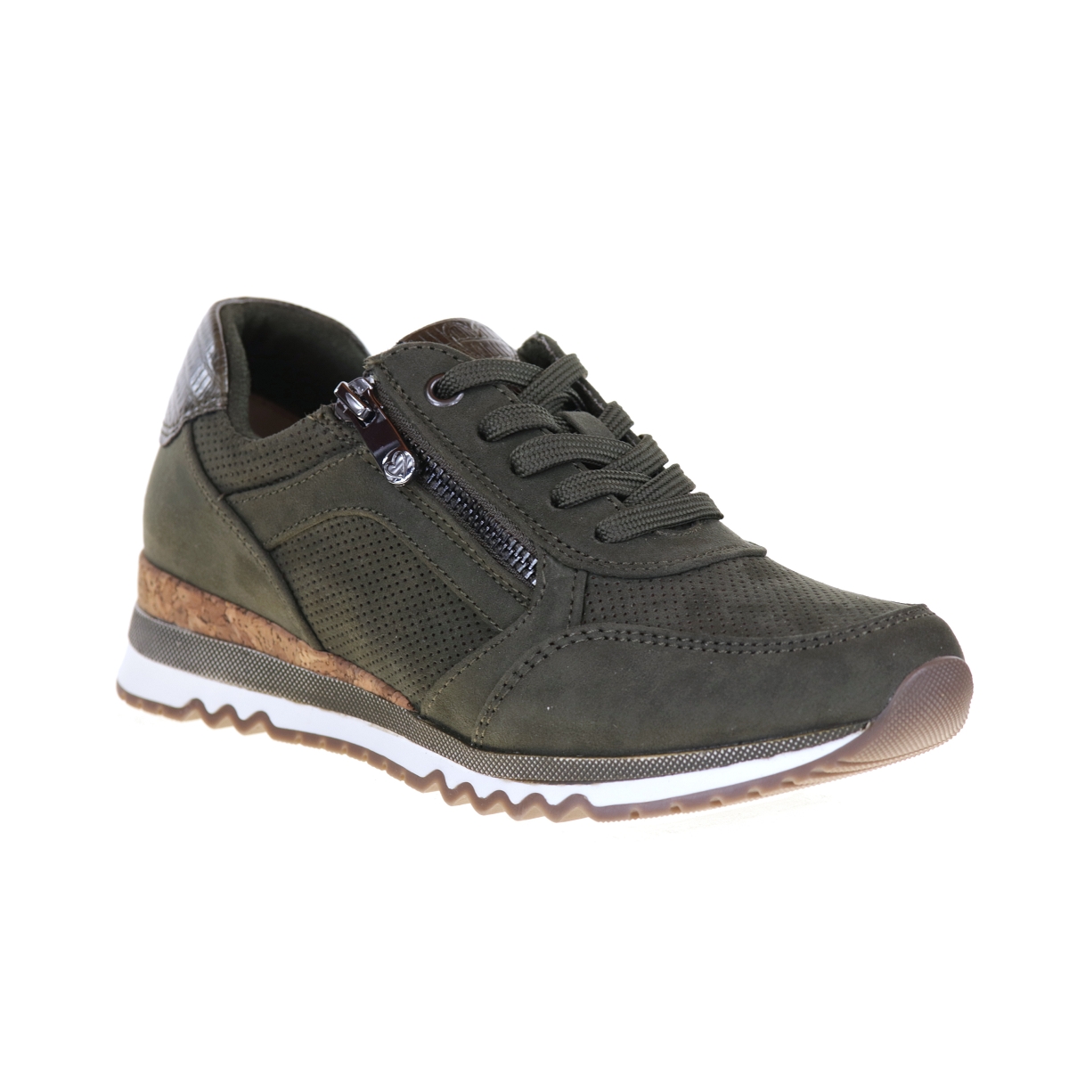 Quoi d Autre Chaussures Marco tozzi baskets mode 23781.41 kaki femme
